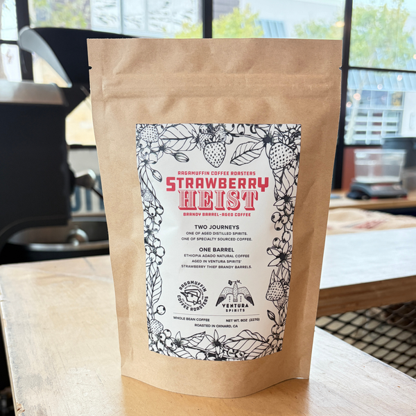 Ragamuffin Coffee Roasters | Strawberry Heist Barrel Aged Coffee